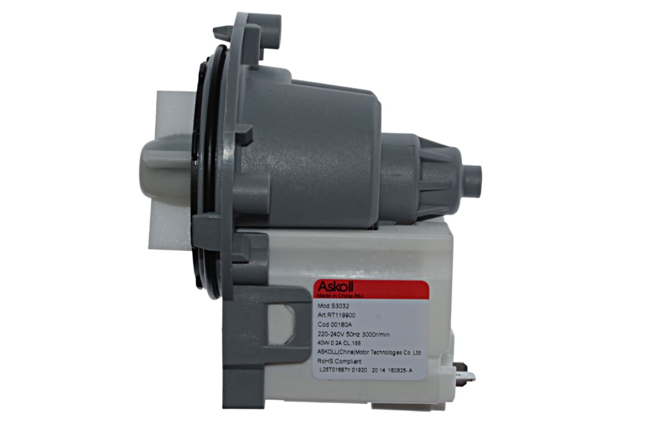  PMP000UN Насос ASKOLL 40W, Original Washing Machine Motor 40W(S3000) Copper Wire RT11 (Медная обмот
