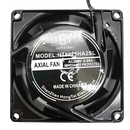 8080VT Вентилятор 80x80 черный квадратный