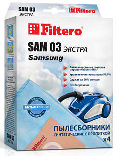 5-15 | 05848 Filtero SAM 03 (10+фильтр) ECOLine XL, бум пыл
