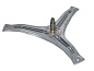 cod782 Крестовина СМА Bosch, Siemens серия MAXX,(для барабана 00479100) вал 80mm, D-30/25/20mm