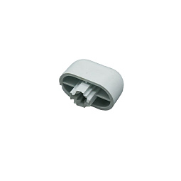 100858 PUSH-BUTTON KNOB WHITE