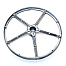 C00055043 Шкив барабана СМА Indesit (D=280мм, 15 зубцов), зам. 482000026924 , AR5904, PLY001ID