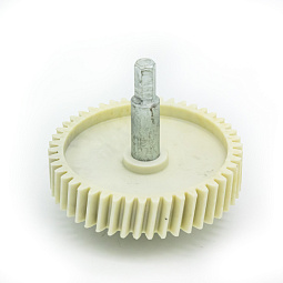 8222 Шестеренка для мясорубки Polaris, Panasonic с метал. валом D81/8 L73/18 CH001 (косые зубья)