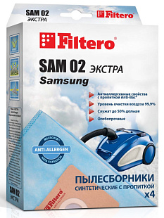 05846 Filtero SAM 02 (10+фильтр) ECOLine XL, бум пыл
