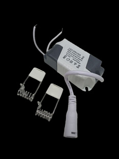 B-11-А | L013 Белая КВАДРАТНАЯ Лампа / ЭПРА в комплекте  18W  85-265V  225mm  Теплый свет