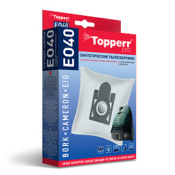 EO 40 Topperr Пылесборник синтетический для пылесоса EIO, Camerom, 4 шт.в ед.