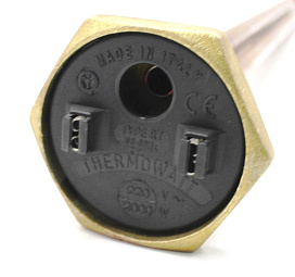 400069 ТЭН для радиатора RDT TW3 2000W 220V 1"1/4 (42 мм) L=375мм THERMOWATT (медь), зам.WTH042UN