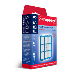 5-3-4 | FBS 5 Topperr Фильтр для пылесосов Bosch, Siemens (00095771, 00618907)