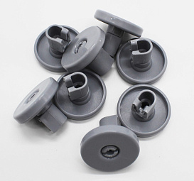 DWB902ZN Комплект роликов корзины ПММ 8шт. Electrolux, Zanussi, AEG 50286965004 50269971003, 5026975