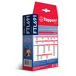 FTL 691 Topperr Hepa-фильтр для пылесосов Tefal TW63..,TW64..,TW68.,TW69.,TW72.,TW74.,TW76.,TW77.(RS