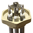1-46-3 | 68045 ТЭН RDT, 4500W(1500x3), фланец G1 1/4", L=315мм, 220V