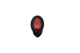 KN034 6А 250V 10А 125V Кнопка овальная