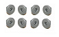 C62 | 1-32-1 | 50286965004, !DWB900ZN, DWB902ZN= Комплект роликов 8шт., для нижней корзины ПММ, зам.