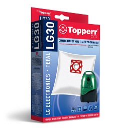 6-6 | LG 30 Topperr Пылесборник синтетический для пылесоса LG (TB-33,DB-33) VC 31..33..39..., 4 шт.в