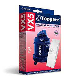 VX 5 Topperr Пылесборник для пылесоса Vax, 4 шт.в ед.