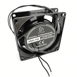 8080VT Вентилятор 80x80 черный квадратный